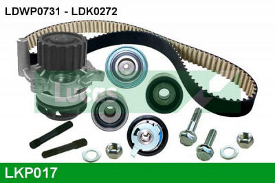LUCAS ENGINE DRIVE lkp017 -  Водяной насос + комплект зубчатого ремня